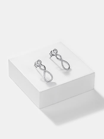 Infinite Possibilities Earrings in Rhodium Plated 925 Silver