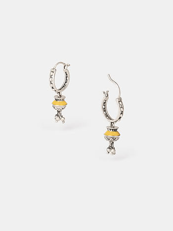 Kolshi Hoop Earrings in Oxidised 925 Silver