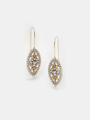 Sanna Huvu Earrings in Dual Plated 925 Silver