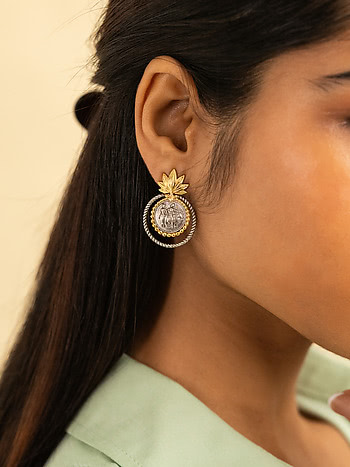 Premigalu Earrings in Dual Plated 925 Silver