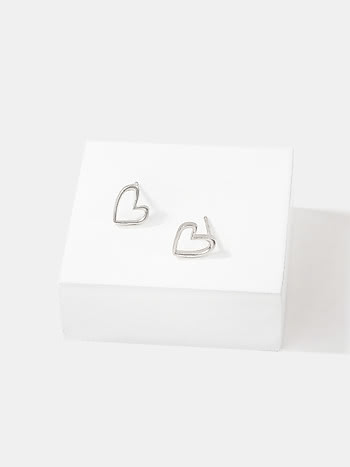 You and Your Loud Thoughts Stud Earrings in 925 Silver