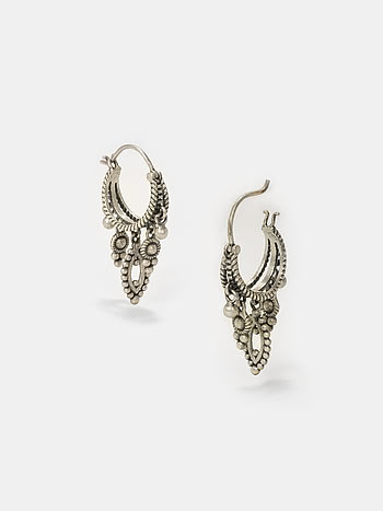 Astonishment Earrings in Oxidised 925 Silver