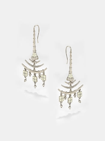Kataka Dangler Earrings in Oxidised 925 Silver