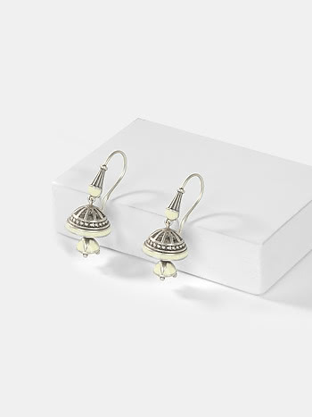 Gumbaja Earrings in Oxidised 925 Silver