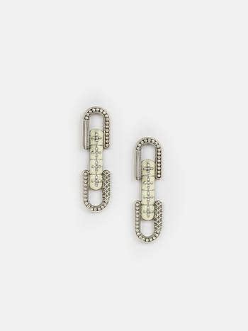 Kumbha Earrings in Oxidised 925 Silver