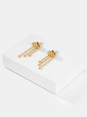 Under the Stars Earrings in Gold Plated 925 Silver