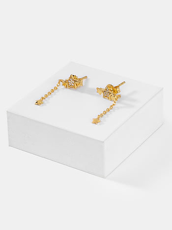 Sky Full of Stars Earrings in Gold Plated 925 Silver