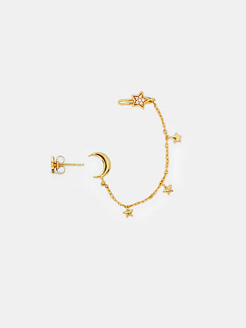 Reach for the Stars Earrings in Gold Plated 925 Silver