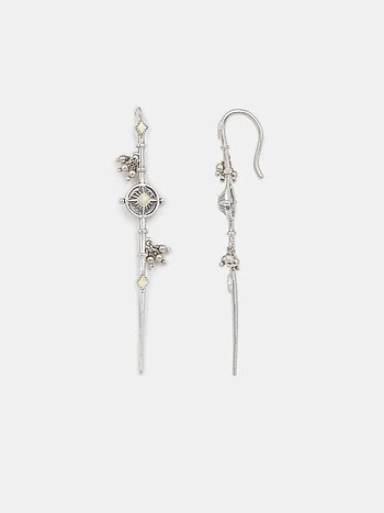 Rudra Earcuffs Crafted in Oxidised 925 Silver