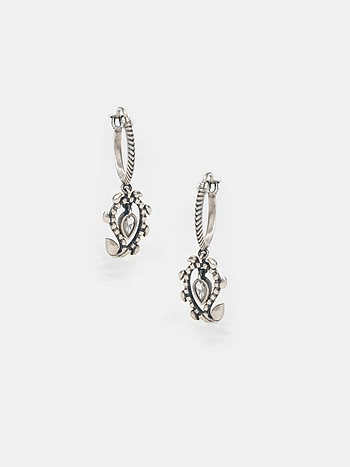 Chulbul Earrings in 925 Oxidised Silver