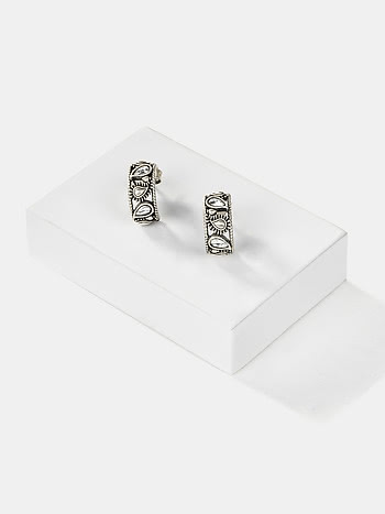 Chamak Dhamak Earrings in 925 Oxidised Silver