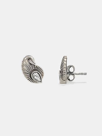 Natkhat Earrings in 925 Oxidised Silver