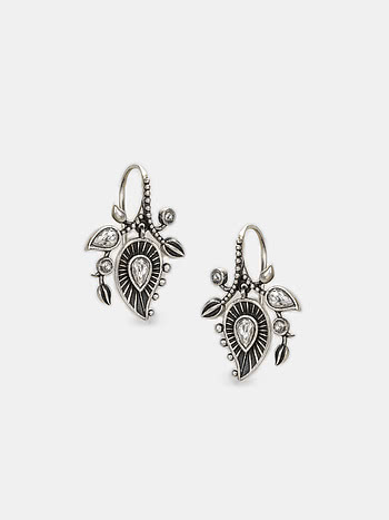 Mastani Earrings in 925 Oxidised Silver