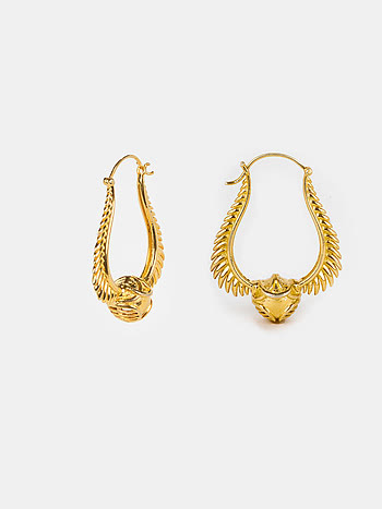 Golden Snitch Earrings in Gold Plated 925 Silver