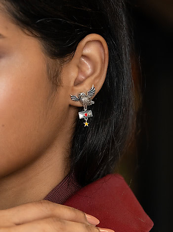 Hedwig Earrings in 925 Silver