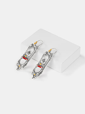 Hogwarts Express Earrings in 925 Silver