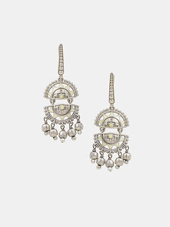 Rituh Earrings in Oxidised 925 Silver