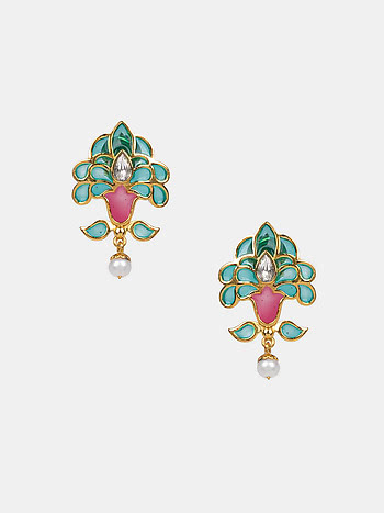Yaadon Ki Baarat Earrings in Gold Plated 925 Silver
