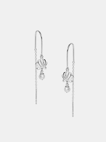 Pearl Of My Eye Sui Dhaga Earrings in 925 Silver