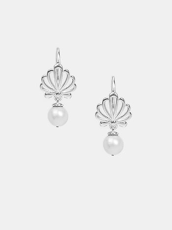 Pearl Of My Eye Earrings in 925 Silver