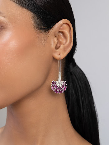 Kusum Earrings in 925 Silver
