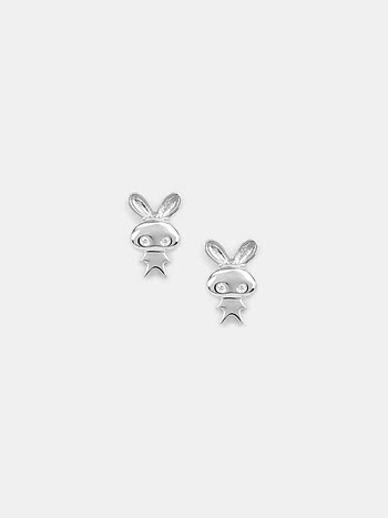 Little Bunny Earrings in 925 Silver