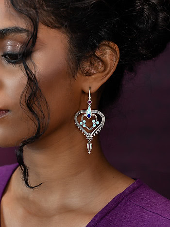 Mezaj Earrings in 925 Silver