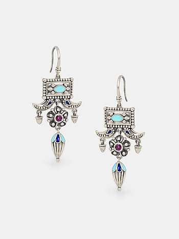 Navras Earrings in 925 Silver