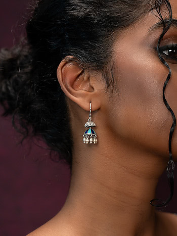 Swar Earrings in 925 Silver