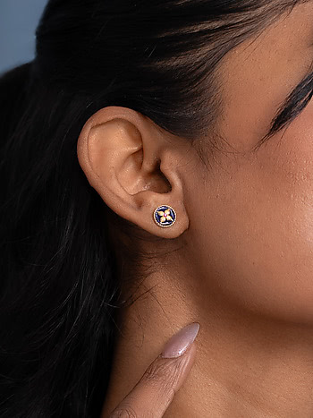 Noor Earrings In Gold Plated 925 Silver