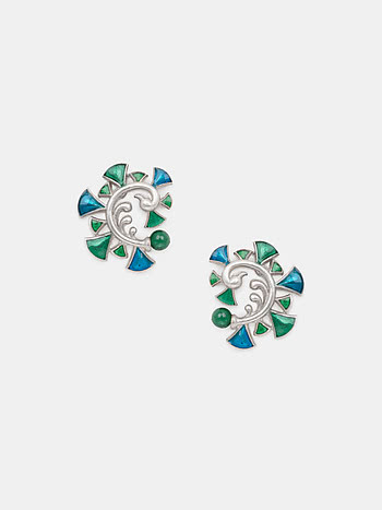 Owning My Choatic Energy Earrings in 925 Silver