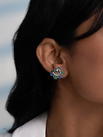 Owning My Choatic Energy Earrings in 925 Silver