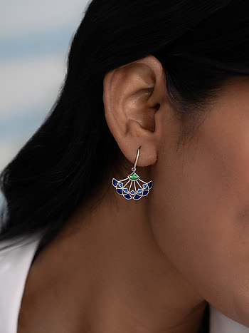 Owning My Dramatic Reactions Earrings in 925 Silver