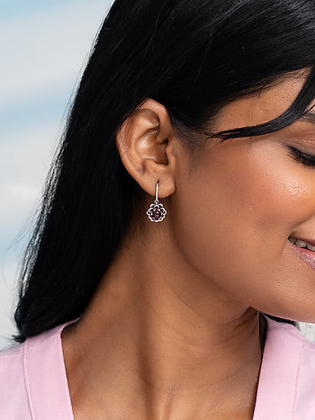 Rise Above Delusions Earrings in 925 Silver