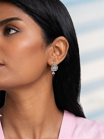 Rise Above Angst Earrings in 925 Silver