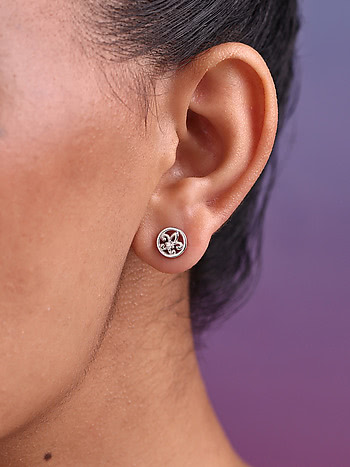Signet Earrings in 925 Silver