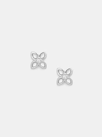 In Full Bloom Earrings in 925 Silver
