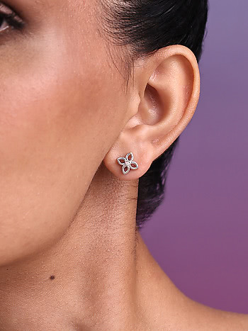 In Full Bloom Earrings in 925 Silver