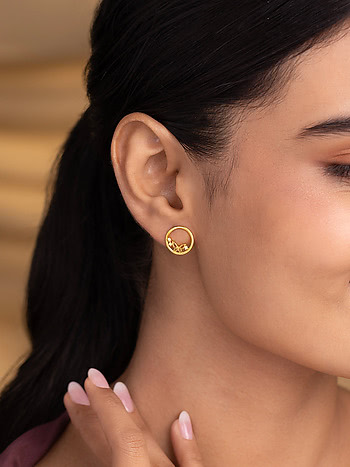 Flutter Earrings In Gold-Plated 925 Silver