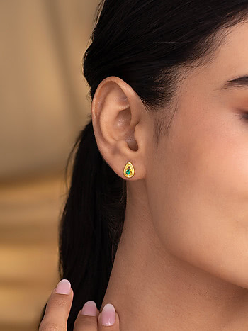 Vivid  Earrings In Gold-plated 925 Silver