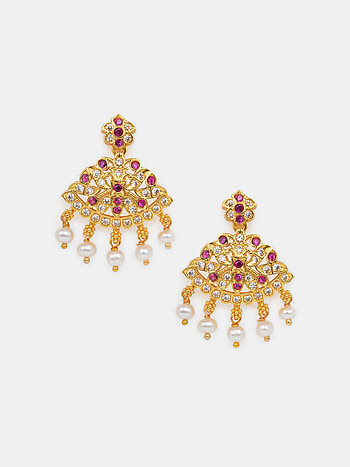 Vanya Earrings in Gold Plated 925 Silver