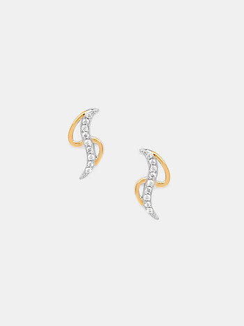Sweet Earrings Crafted in Gold Plated 925 Silver