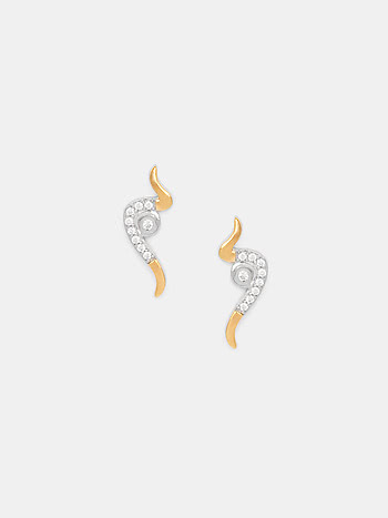 Easy Earrings Crafted in Gold Plated 925 Silver