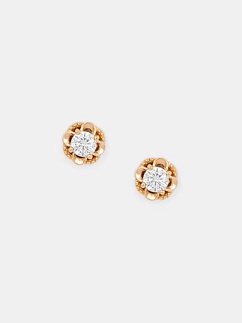 Strong Earrings Crafted in Gold Plated 925 Silver