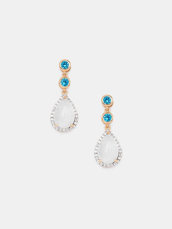 Always Together Earrings Crafted in 925 Silver