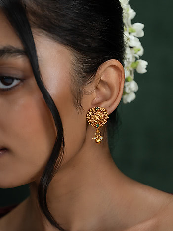 Aira Earrings in Gold Plated 925 Silver