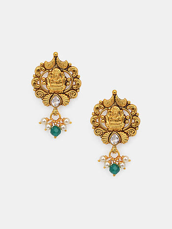 Satya Earrings in Gold Plated 925 Silver