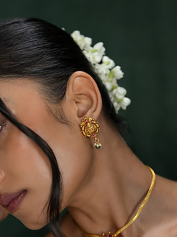 Anika Earrings in Gold Plated 925 Silver