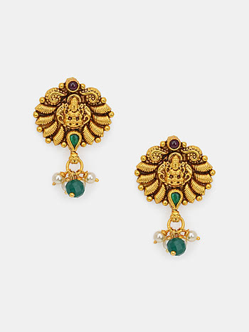 Eshana Earrings in Gold Plated 925 Silver