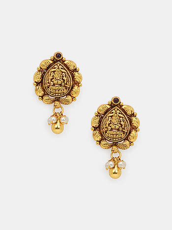 Dhara Earrings in Gold Plated 925 Silver